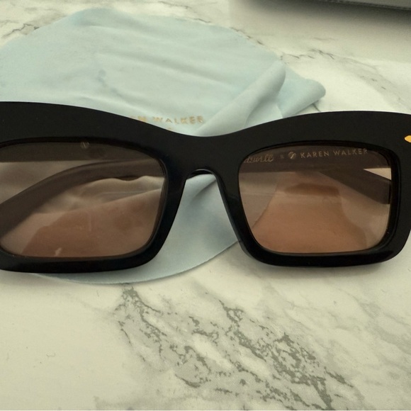 Karen Walker Black Sunglasses